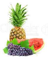 Colorful healthy fresh fruit