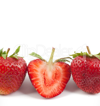 Cut strawberrie