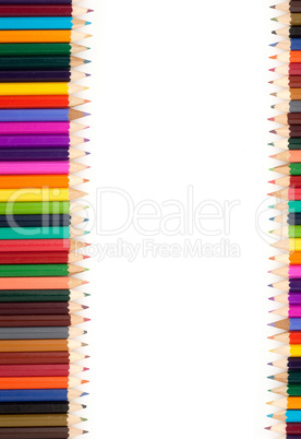 Assortment of coloured pencils