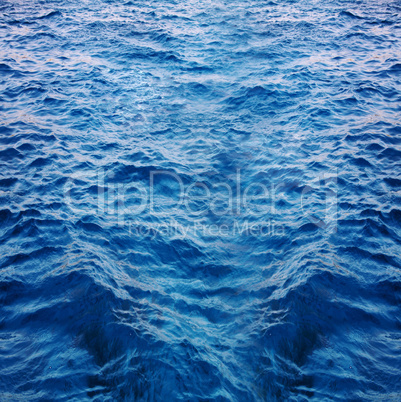 Blue water waves