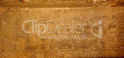 Egyptian hieroglyphs