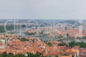 Huge 360 panorama of Prague