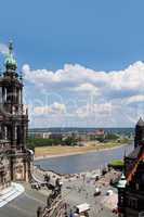 Huge panorama of Dresden, Germany