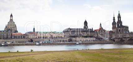 Huge panorama of Dresden, Germany
