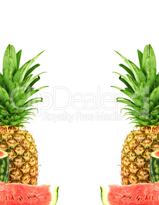 Pineapple and watermelon