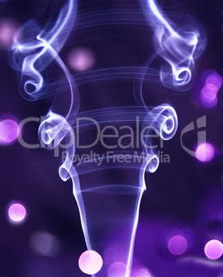 Purple Dazzler; Smoke Art