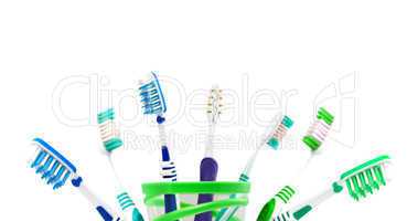 Colorfull toothbrushes