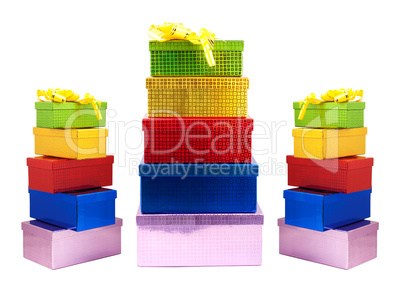 Colour gift boxes