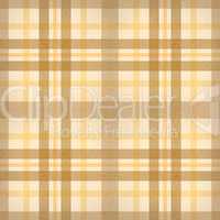 yellow brown checked fabric seamless pattern