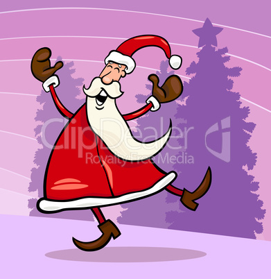 santa claus cartoon illustration