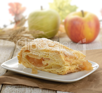 Slice Of An Apple Strudel