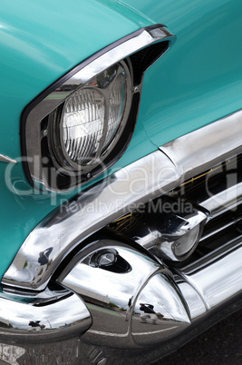 close up of a fifties Chevrolet