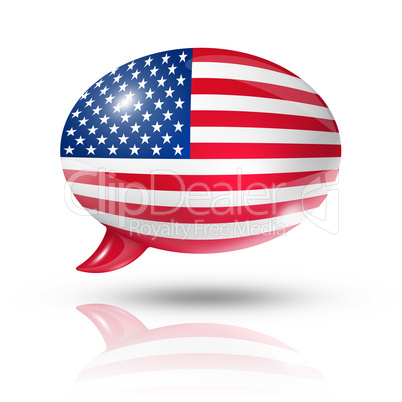 USA speech bubble