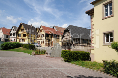 France, the picturesque old village of Orschwiller