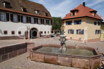 France, the picturesque old village of Orschwiller