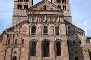 France, the roman abbey of Murbach in Alsace