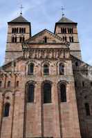 France, the roman abbey of Murbach in Alsace