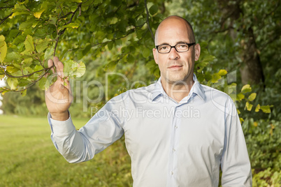 man in the nature