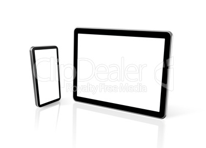 mobile phone and digital tablet pc computer