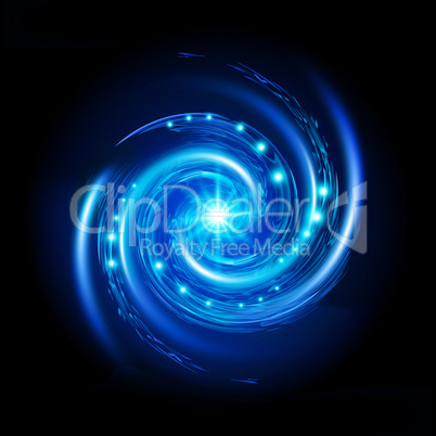 Blue Spiral Vortex