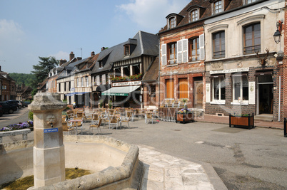 France, the old village of  Lyons la Foret