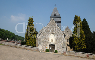 France, the church of Lyons la Foret in l Eure