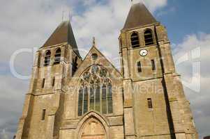France, the collegiate church of Ecouis in l Eure