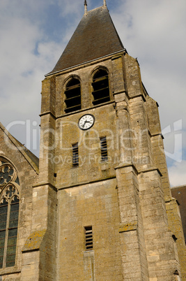 France, the collegiate church of Ecouis in l Eure