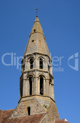 France, the church of Orgeval