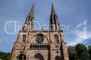 France, church of Obernai in Alsace