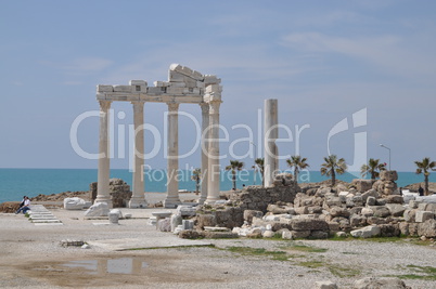 Apollon-Tempel in Side, Türkei