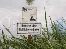 Do not feed the ducks
