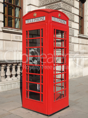 London telephone box