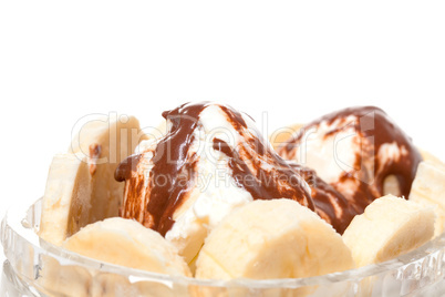 Ice Cream with Bananas