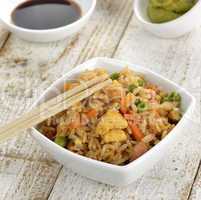 Rice With Chicken And Vegetables