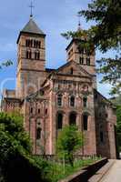 the roman abbey of Murbach in Alsace