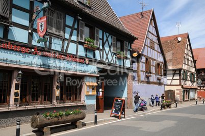 Alsace, the village of Kintzheim in Bas Rhin