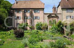 the roman abbey of Murbach in Alsace