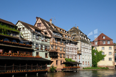 old house in the district of La Petite France in Strasbourg