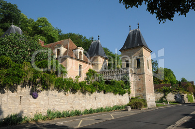 France, the castle of Medan in Les Yvelines