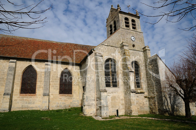 Val d Oise, the old church of Wy dit Joli Village