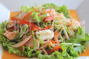 spicy Seafood salad