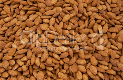 Whole Almonds as Background