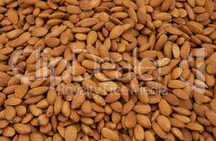 Whole Almonds as Background