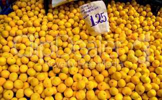 Fresh Organic Mandarin At A Street Market In Istanbul, Turkey.