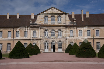 lateral facade of the cluny abbey