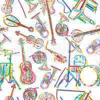 Musical instruments sketch