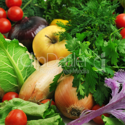 fresh fruits and vegetables