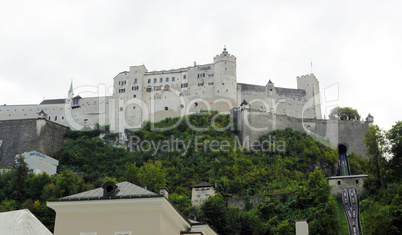 View of Hohensalzburg Fortress