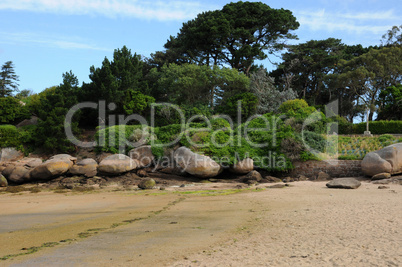 Brittany, the village of La Clarte in Perros Guirec